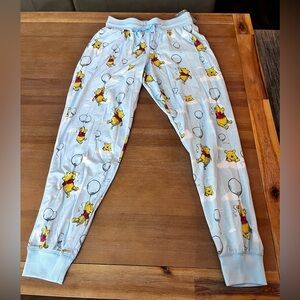 Disney Light Blue Winnie the Pooh pajama bottoms extra small NWT